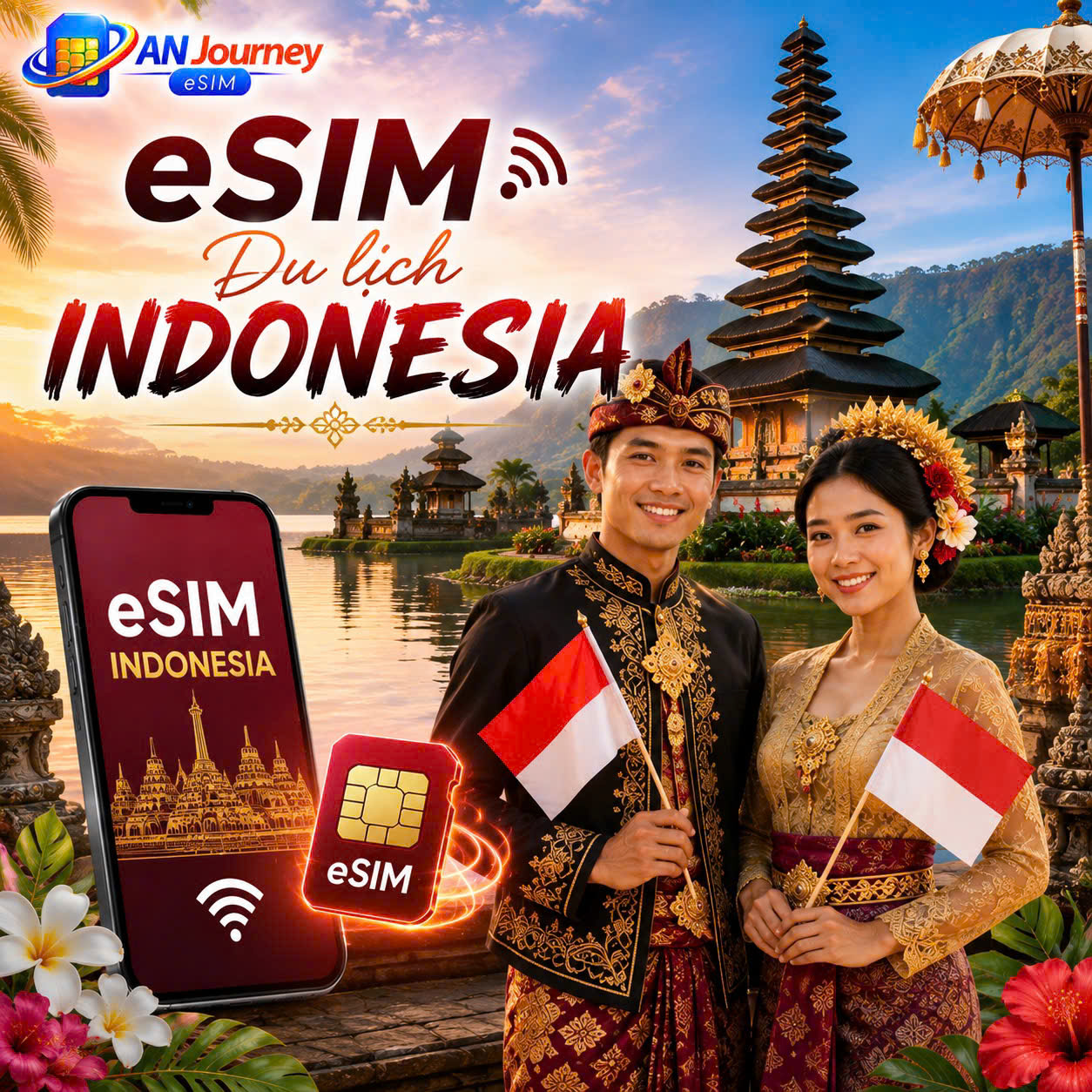 eSIM du lịch Indonesia